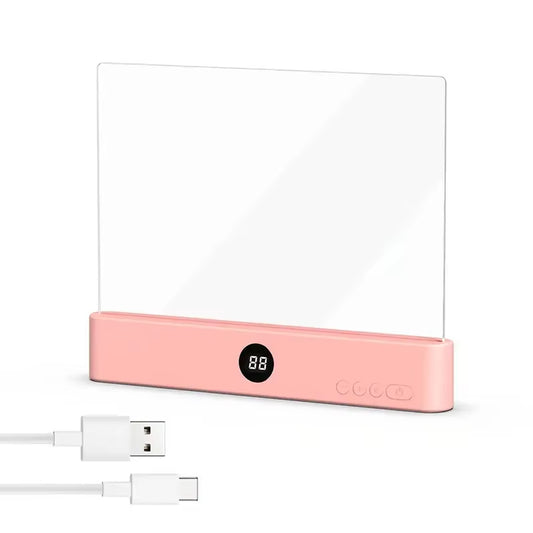 LED Flat Panel Night Vision Reading Light - Eye Protection for Students and Creative Book Lovers