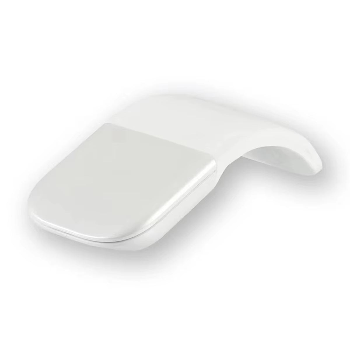 XFDE Wireless Bluetooth Ergonomic Touch Mouse - Foldable, Ultra-Thin, Silent Design for PC and Laptops in White