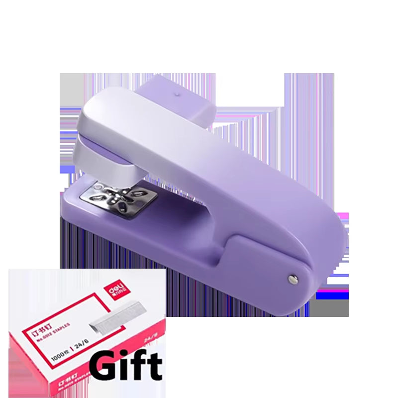 Heavy-Duty 360-Degree Rotatable Stapler with Adjustable Multi-Angle Book Binding for Office, School, and Home Use - High Capacity
