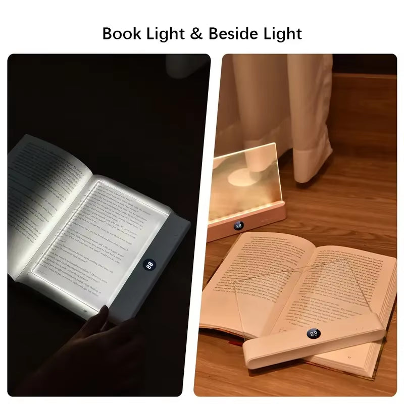 LED Flat Panel Night Vision Reading Light - Eye Protection for Students and Creative Book Lovers