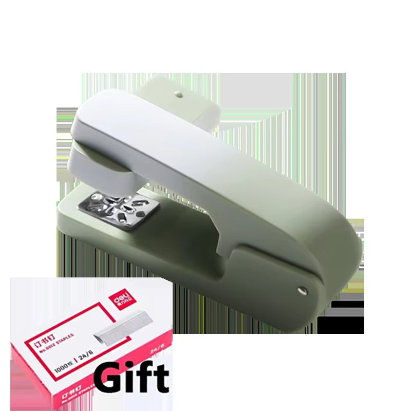 Heavy-Duty 360-Degree Rotatable Stapler with Adjustable Multi-Angle Book Binding for Office, School, and Home Use - High Capacity